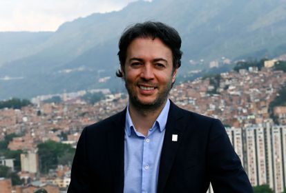 El alcalde de Medellín, Daniel Quintero, en un retrato de junio de 2020.