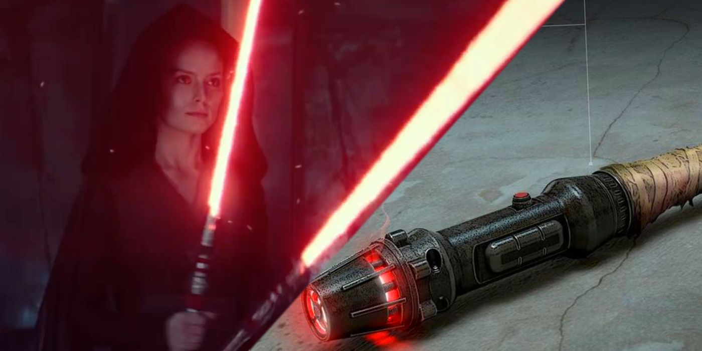 El arte conceptual de Star Wars muestra un diseño de sable de luz de Dark Rey descartado