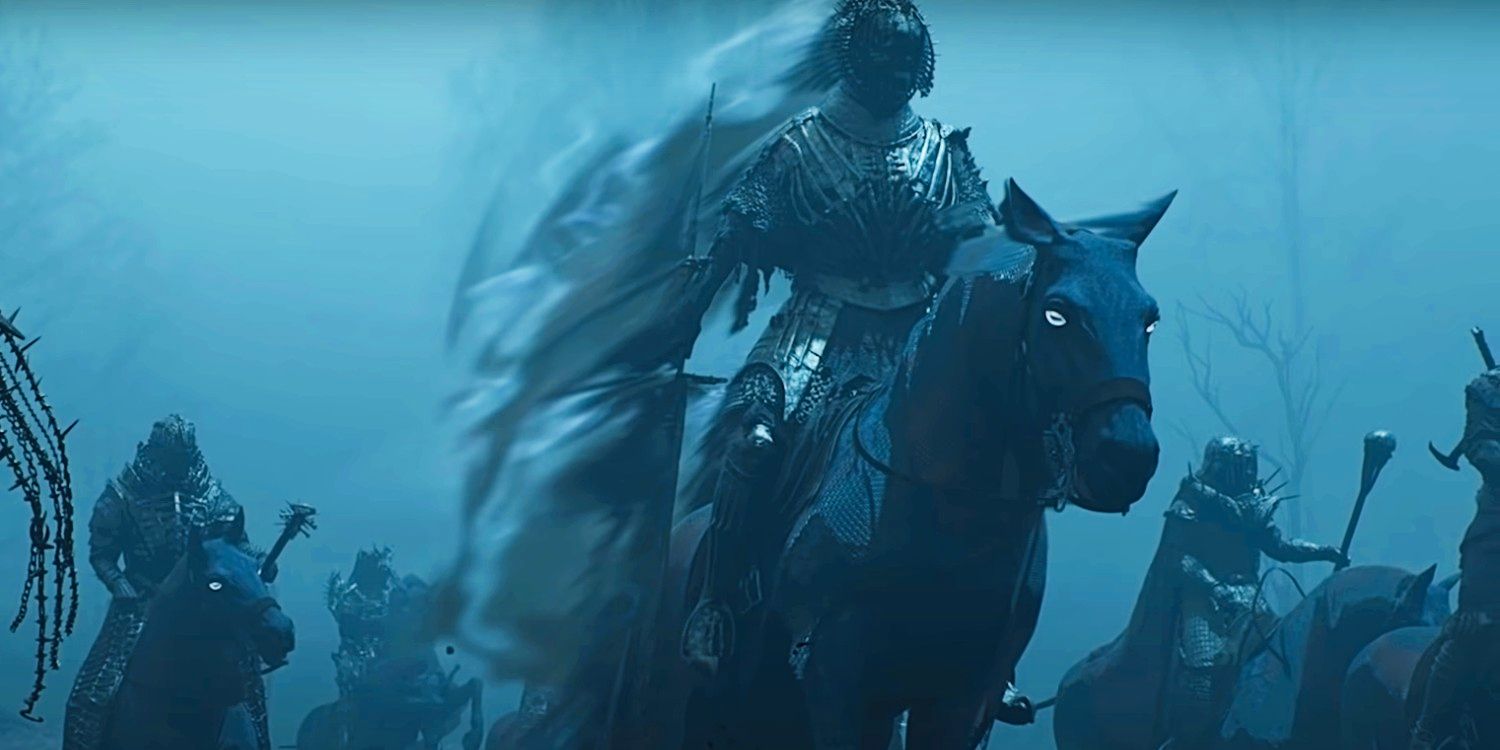 El arte conceptual de la temporada 2 de The Witcher muestra de cerca a cada jinete de Wild Hunt