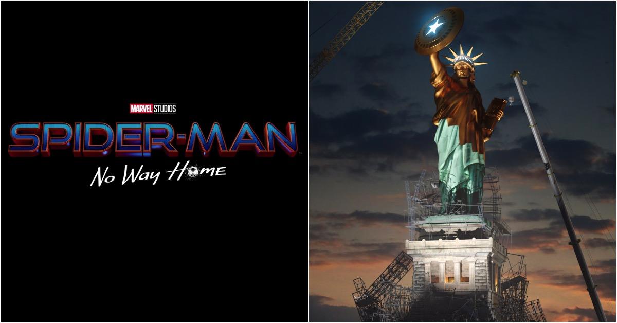 El artista de Spider-Man detalla el cambio de imagen del Capitán América de la Estatua de la Libertad en No Way Home