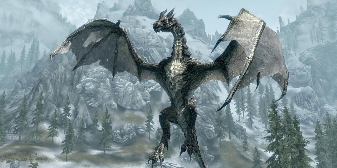 El ataque de un dragón a destiempo de Skyrim advierte al jugador que se vaya a dormir