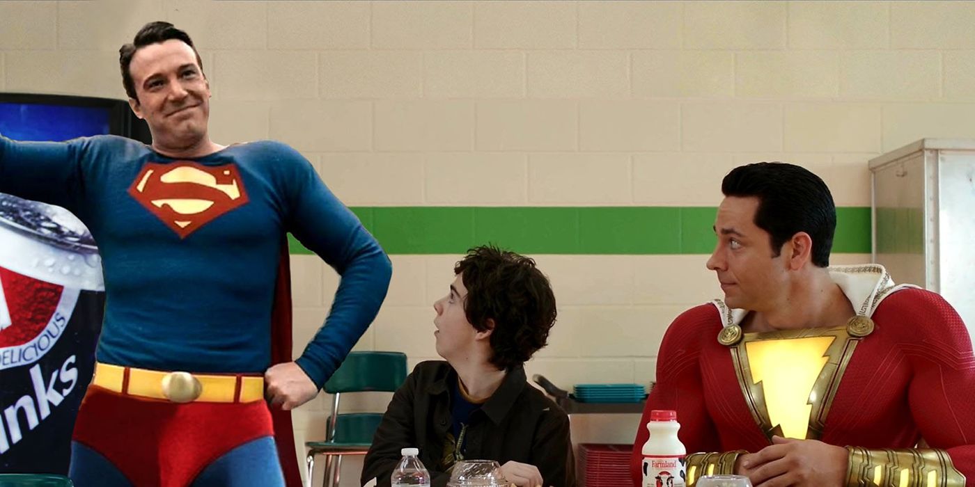 El director de Shazam bromea sobre el Superman de Ben Affleck como Canon en el DCEU