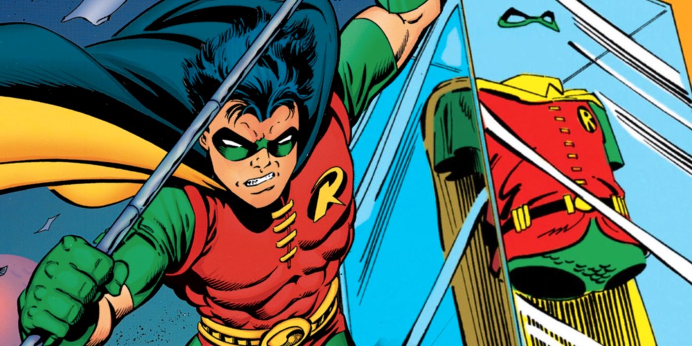 El disfraz de Robin secretamente tiene poderes para Tim Drake