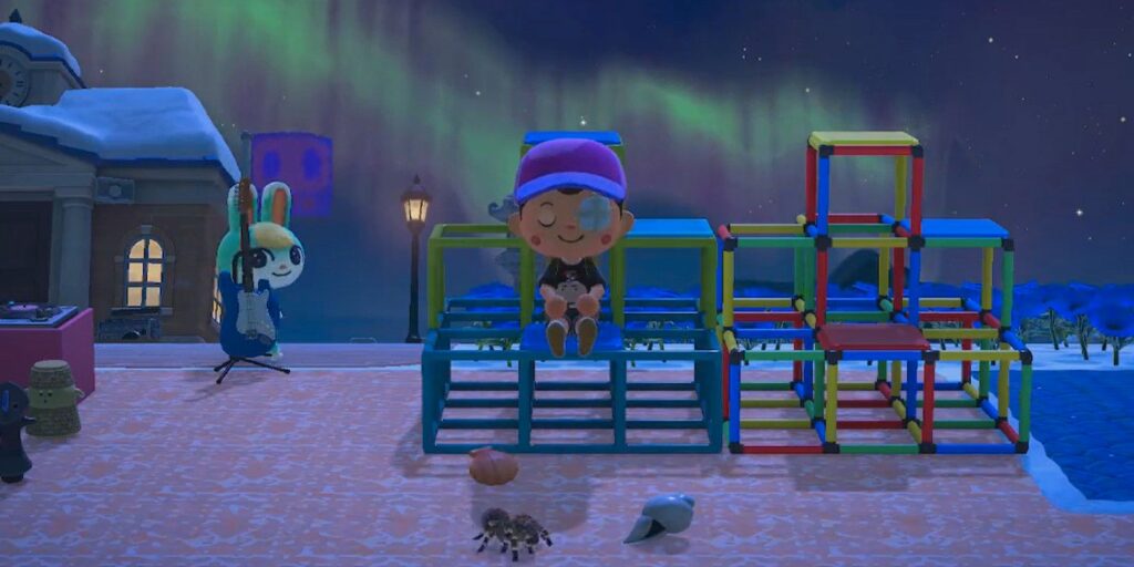El gimnasio del patio de juegos de Animal Crossing mantiene al jugador a salvo de la tarántula