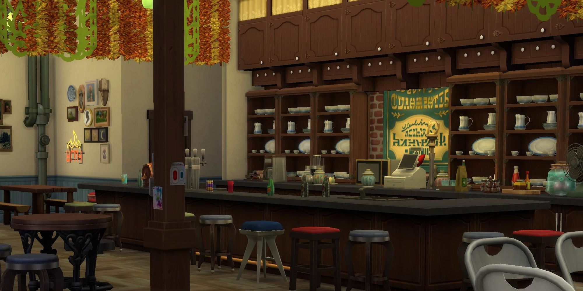 El jugador de Los Sims 4 recrea el sol siempre en un pub de Filadelfia