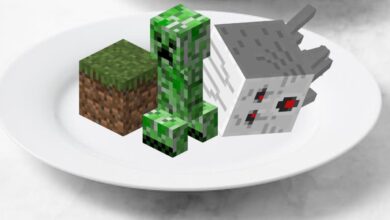 El jugador de Minecraft convierte fantasmas, enredaderas y hierba en deliciosos bocadillos