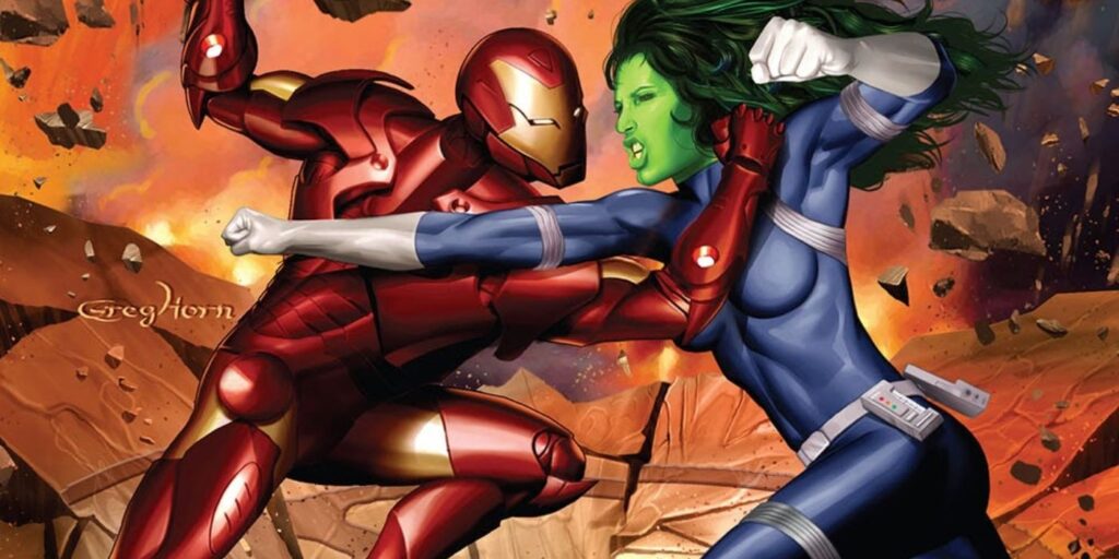 El mejor "enemigo" de los Vengadores de Iron Man es She-Hulk, no el Capitán América