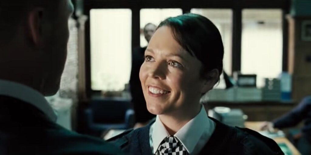 El papel de Doris Thatcher en PC de Hot Fuzz fue un punto culminante para Olivia Colman