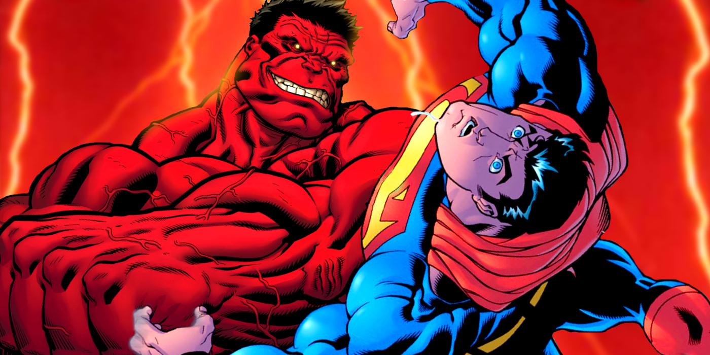 El poder oculto de Red Hulk podría vencer a Superman (aunque Hulk no puede)