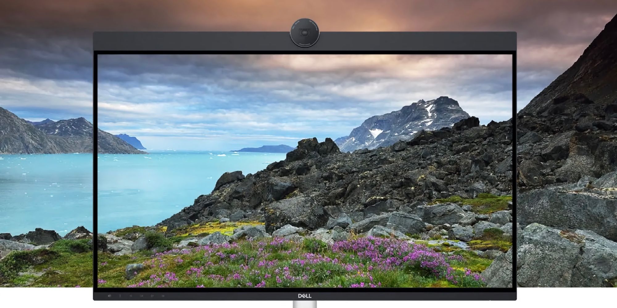 El último monitor 4K de Dell incluye una enorme cámara web 4K