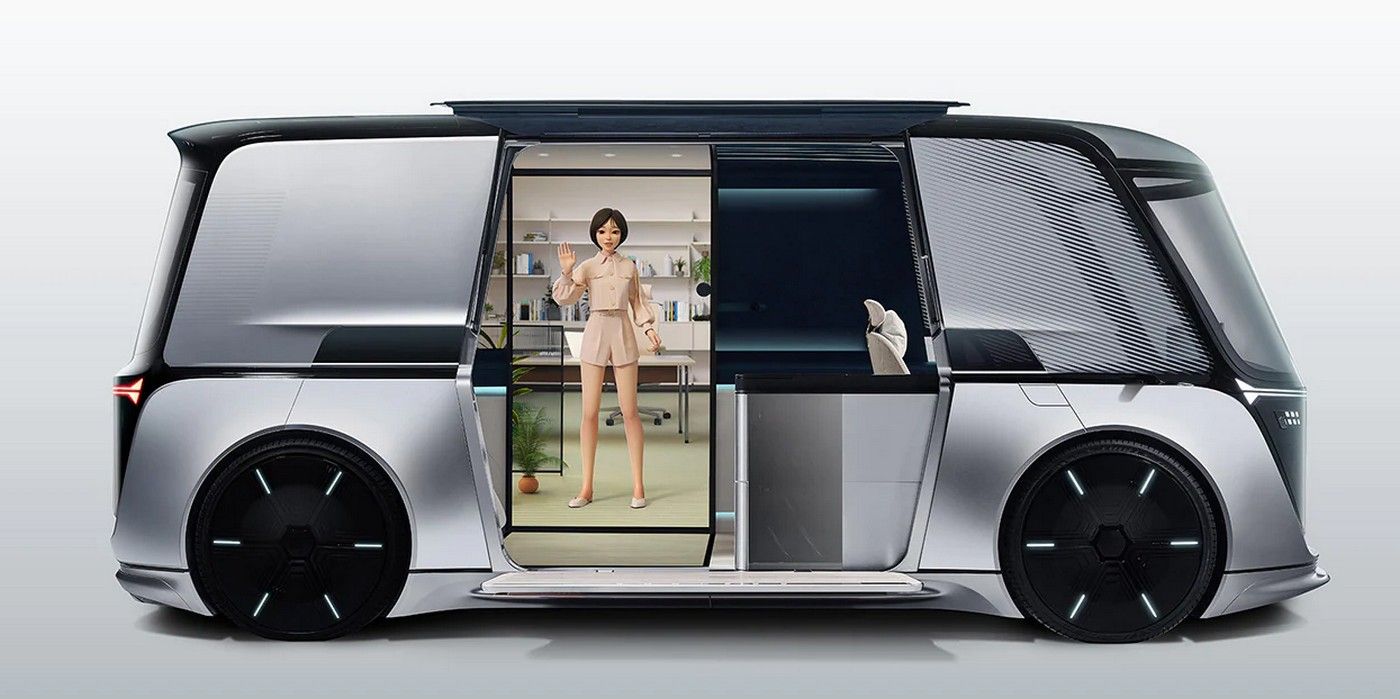El vehículo conceptual ‘Vision Omnipod’ de LG es un RV futurista con esteroides
