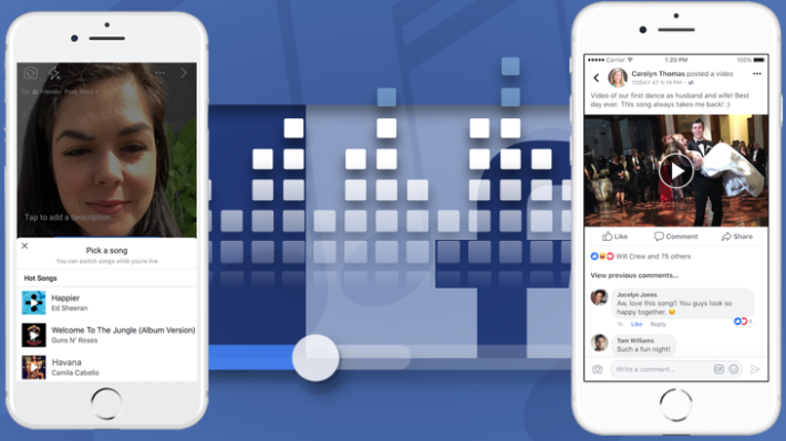 Facebook permite videos con música con derechos de autor, prueba Lip Sync Live