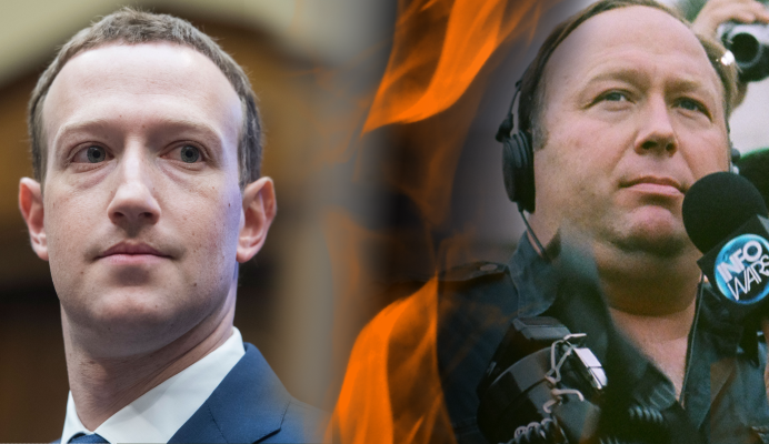 Facebook se convertiría en un mártir al prohibir Infowars