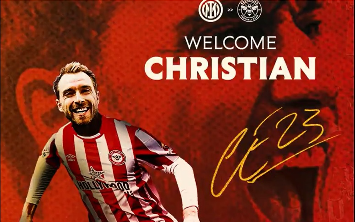 Ficha Christian Eriksen con Brentford FC hasta el final de temporada | Video