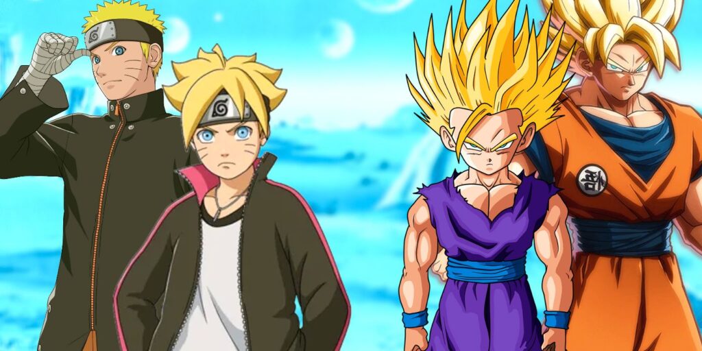 Goku de Dragon Ball vs.  Naruto: ¿Quién es el peor padre del manga?