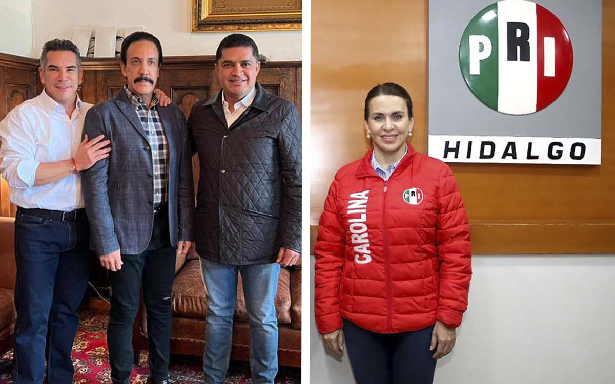 Hidalgo: Alejandro Moreno y Omar Fayad se reconcilian; Carolina Viggiano anuncia precandidatura