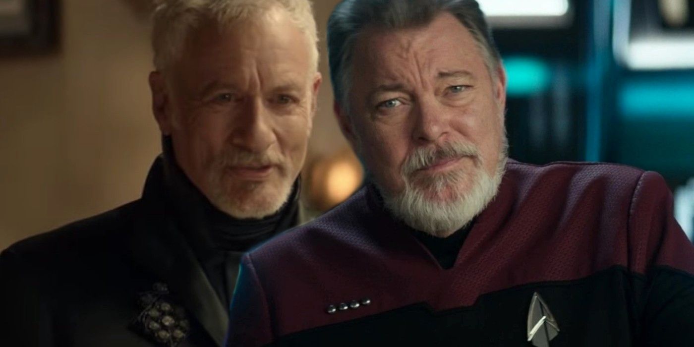 Jonathan Frakes de Star Trek se burla de Riker & Q Scene en la temporada 2 de Picard
