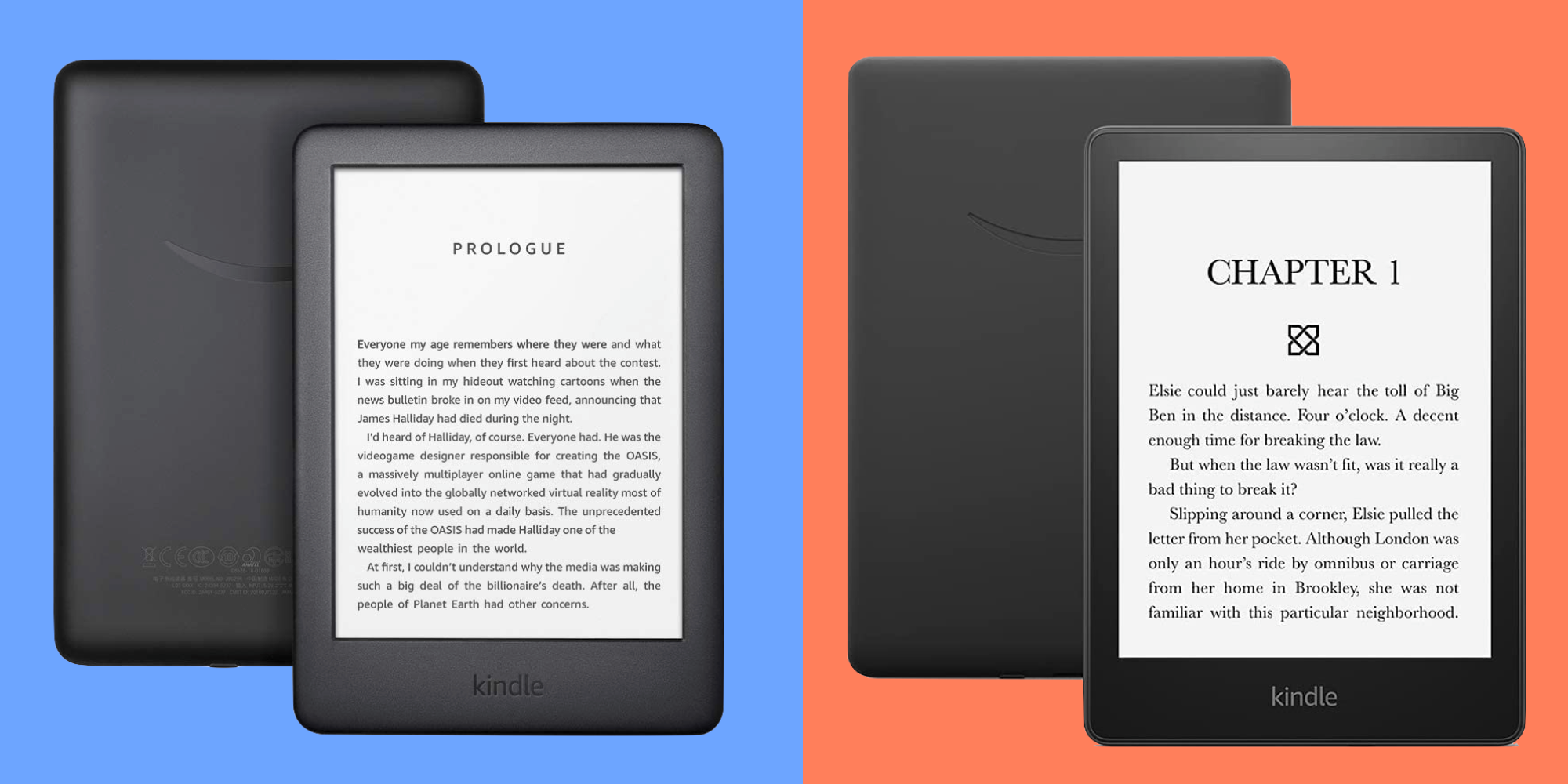 Kindle vs.  Kindle Paperwhite: ¿Qué lector electrónico asequible debería comprar?