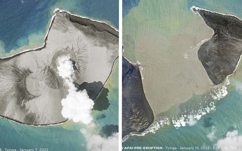 La capital de Tonga sufre daños 'significativos' tras la potente erupción volcánica