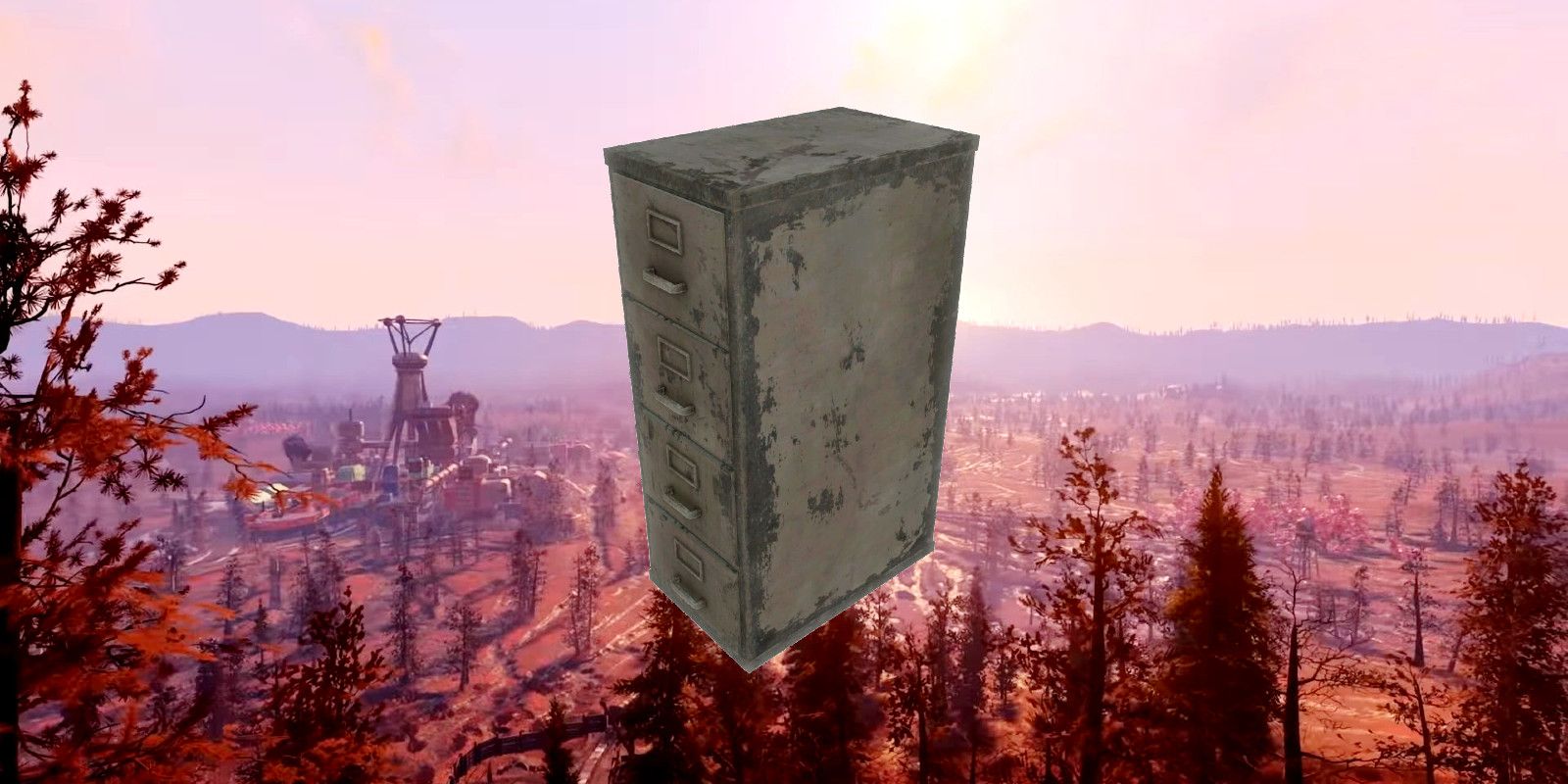 La construcción del campamento del gabinete de archivo de Fallout 76 es una obra maestra del almacenamiento masivo