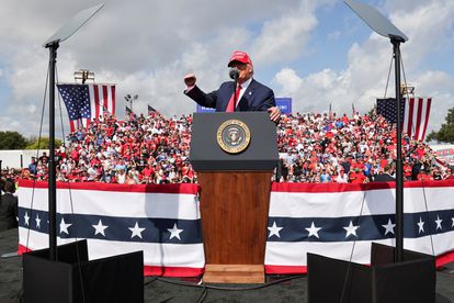 El expresidente Donald Trump, en un mitin en Tampa (Florida) a finales de octubre de 2021.