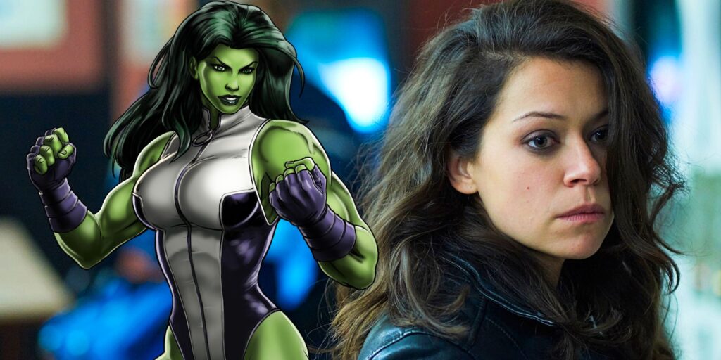 La foto del set de She-Hulk muestra la cabeza de MoCap terriblemente divertida de Tatiana Maslany