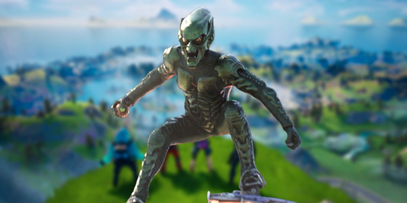 La fuga de Fortnite revela el duende verde de la piel de Spider-Man