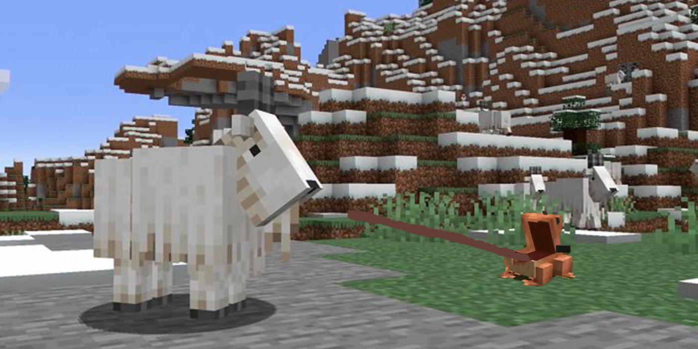 Las ranas de Minecraft pueden comer cabras, descubre un jugador