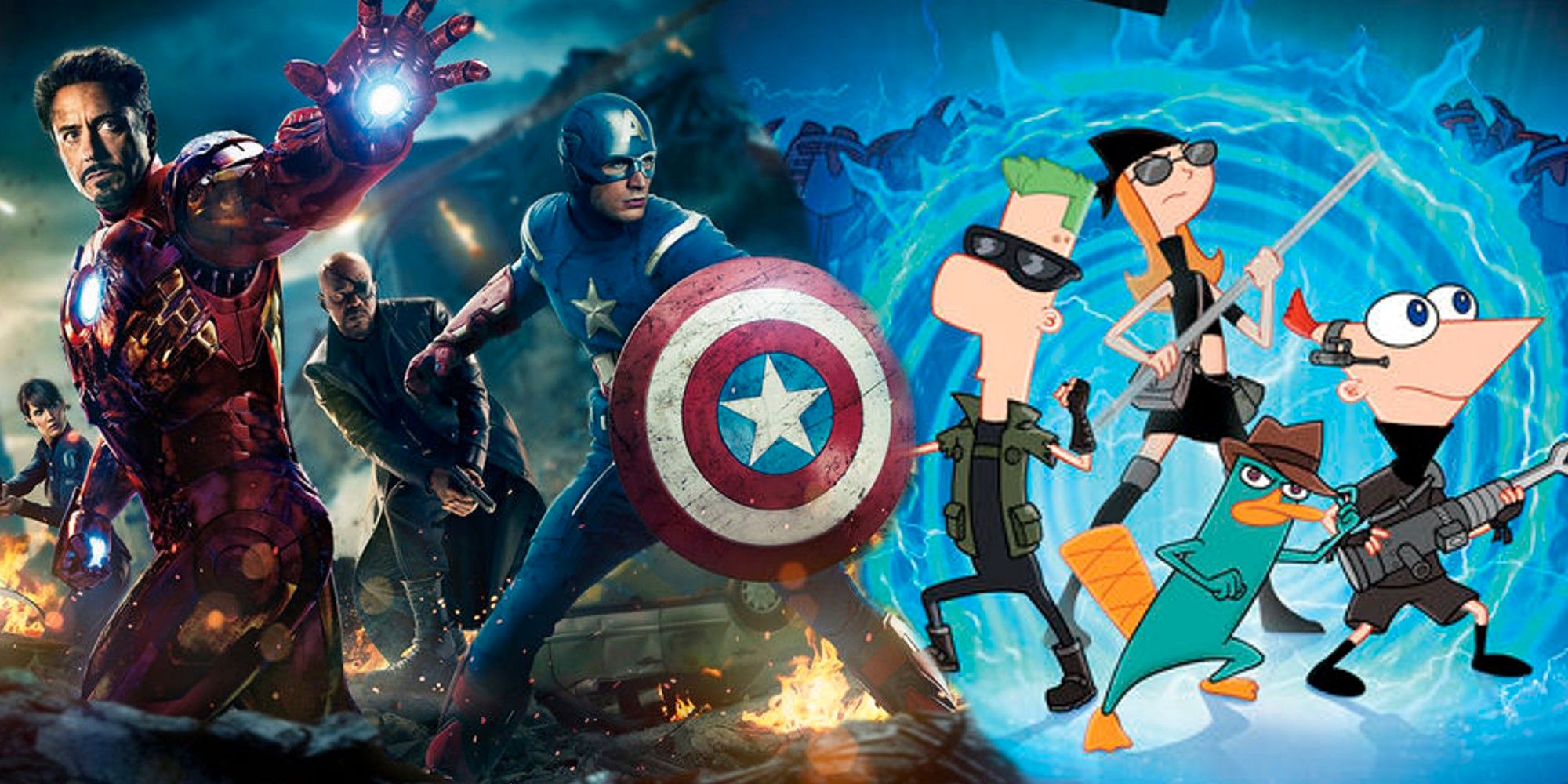 Las similitudes entre las películas de Los Vengadores señaladas por el creador de Phineas y Ferb