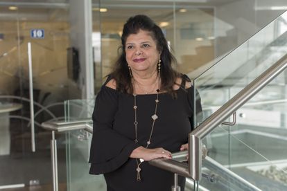 Luiza Trajano, presidenta del consejo de administración de Magazine Luiza, una cadena de comercio minorista, en la sede de la empresa en São Paulo.