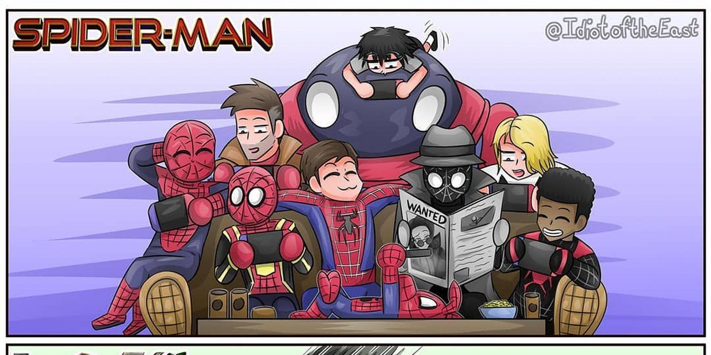MCU Art muestra cuán hilarantemente diferentes son las variantes de Spider-Man y Loki
