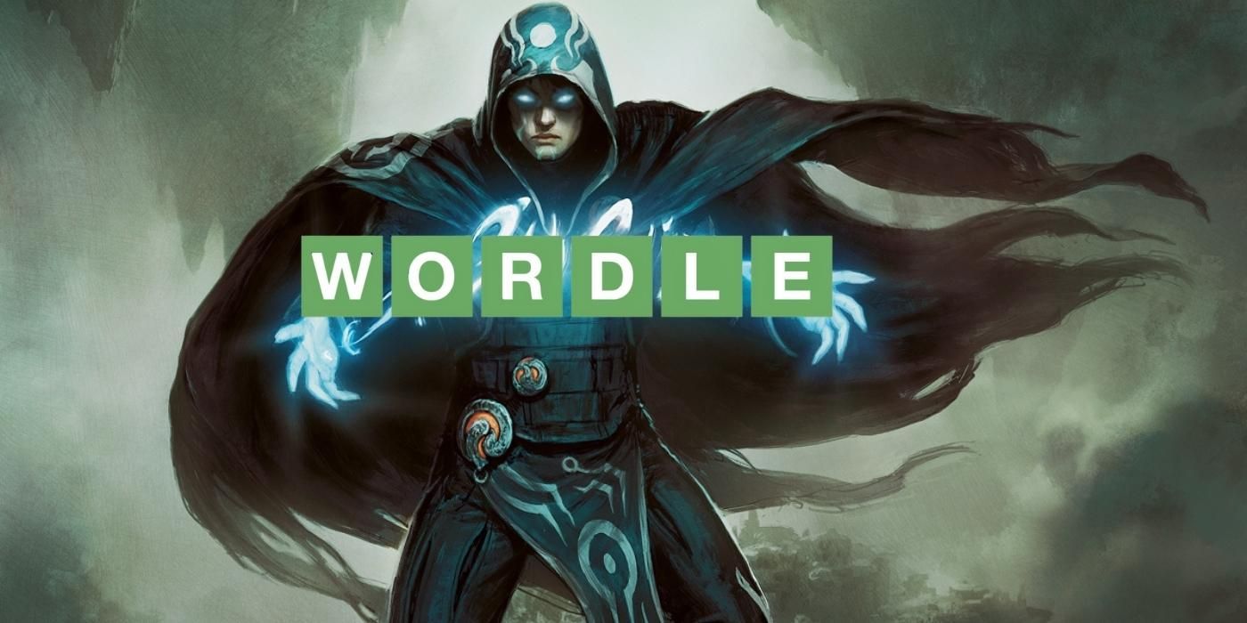 Magic: The Gathering Wordle Clon creado por Deckbuilder Site