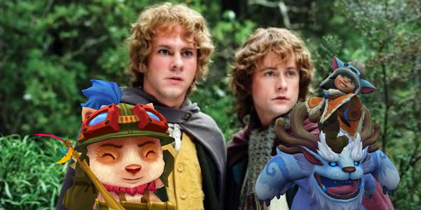 Merry y Pippin de El Señor de los Anillos quieren a Frodo en su comunidad LoL