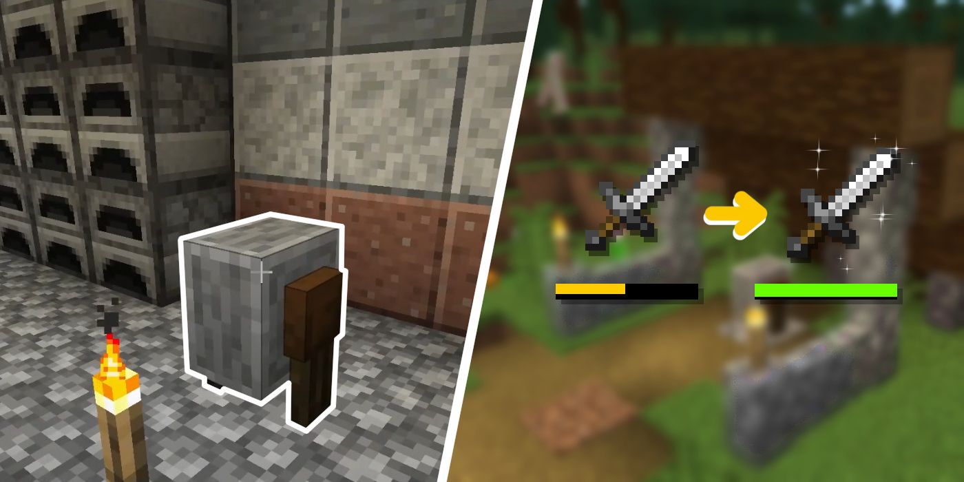 Minecraft: cómo fabricar una piedra de afilar (y para qué sirve)