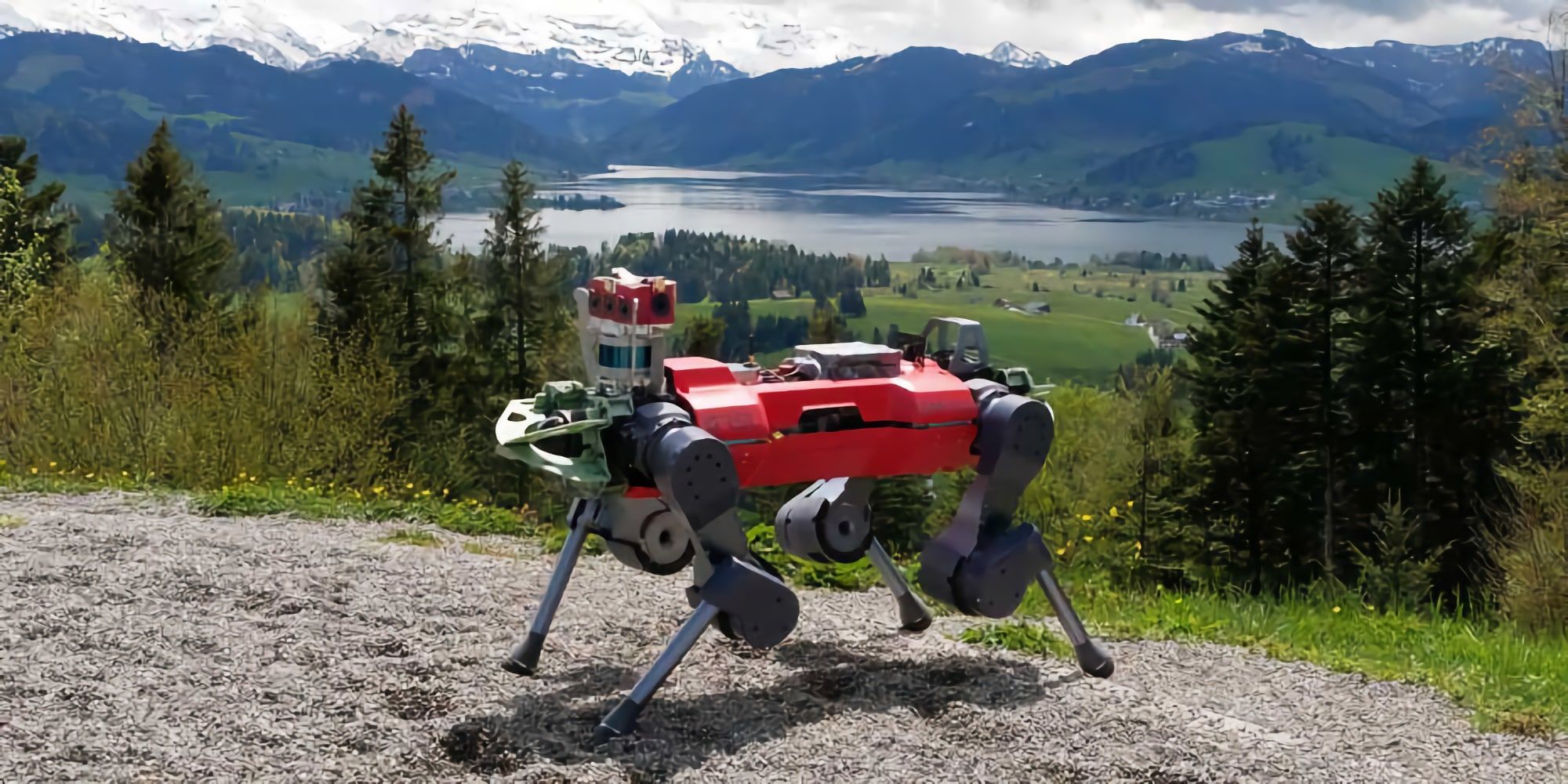 Mira este robot de cuatro patas escalar una montaña más rápido que un humano