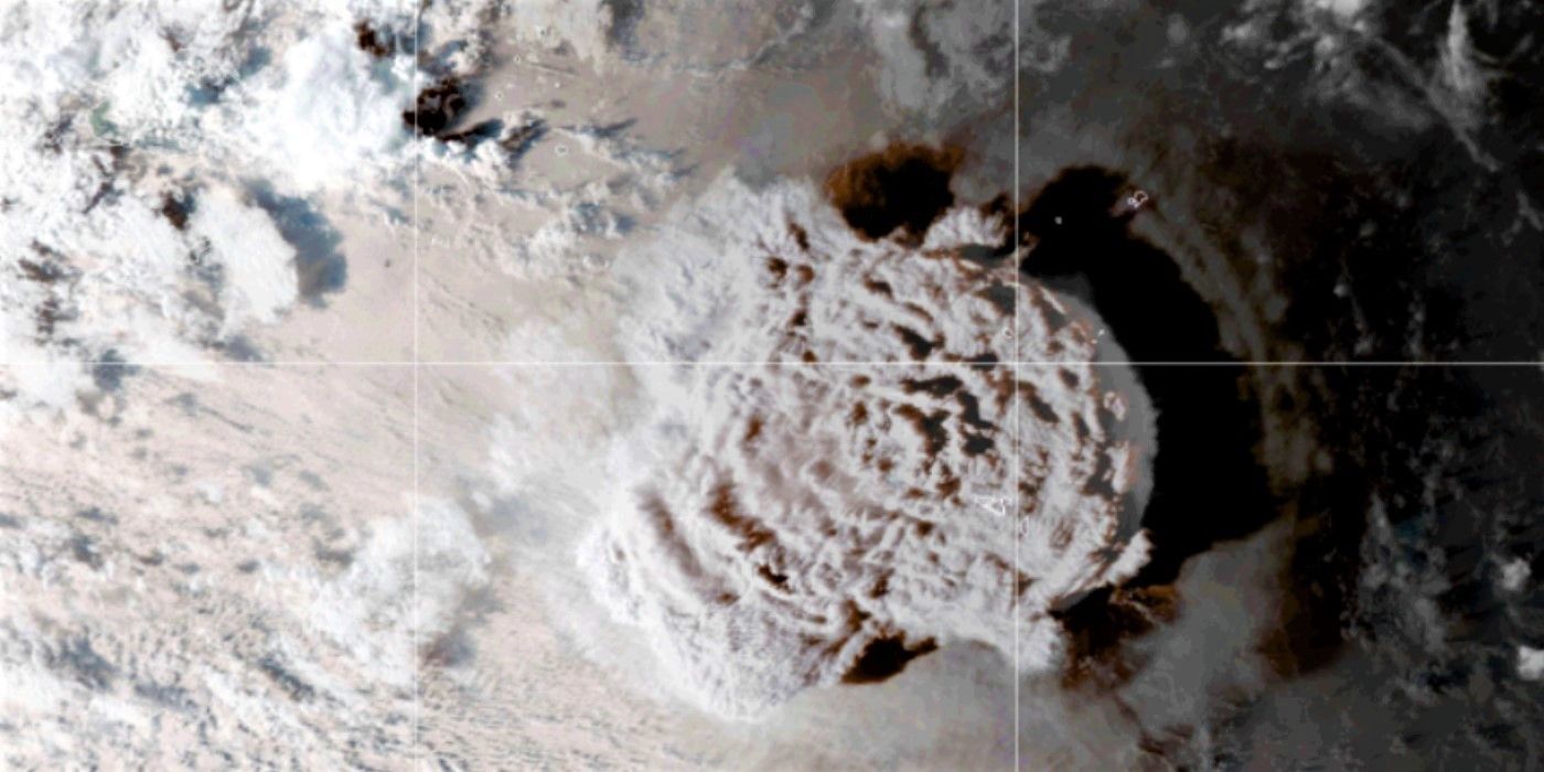 Mira la erupción masiva del volcán Tonga desde el espacio gracias a la NASA