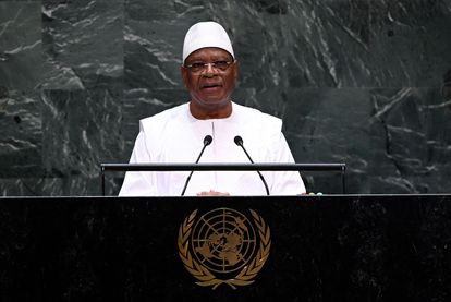 Ibrahim Boubacar Keïta habla en la Asamblea General de Naciones Unidas el 26 de septiembre de 2019.