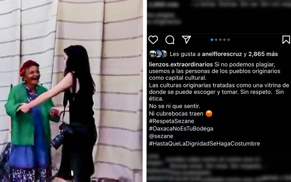 Oaxaca: Denuncian a marca francesa 'Sezane' por fotografiar y vestir con su prenda a mujer indígena | Video