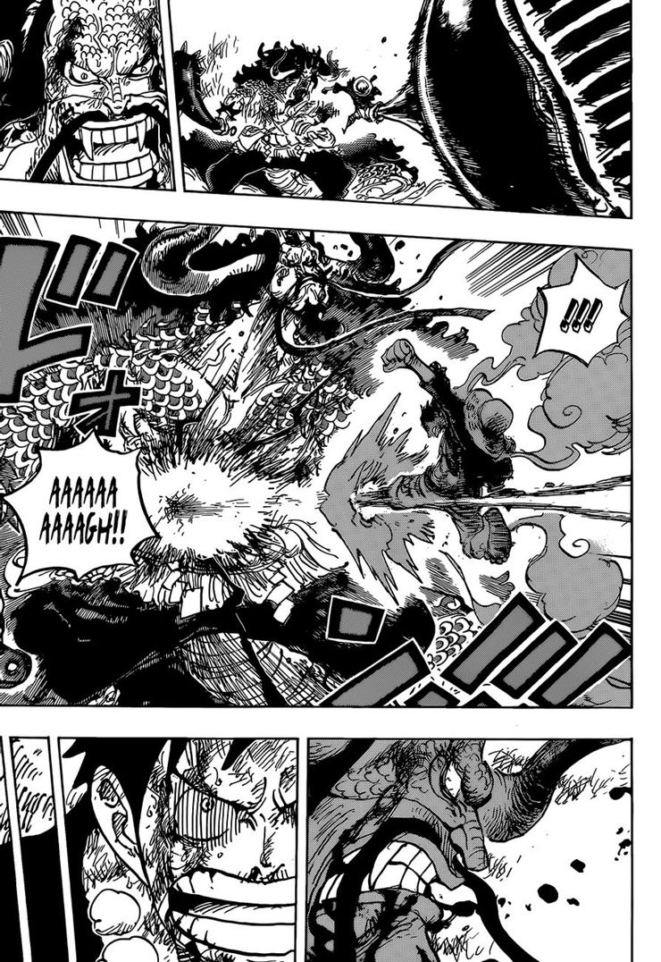 One piece 1037: LUFFY VS KAIDO TERCERA RONDA!! EL GOROSEI APARECE HABLANDO  DE UNA FRUTA DEL DIABLO LEGENDARIA!!