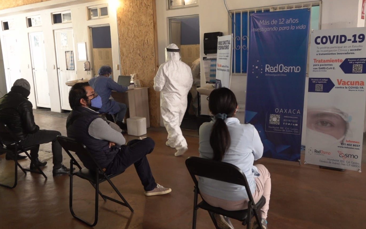 Red Osmo aplica pruebas Covid-19 gratis en Oaxaca; 35% son positivas