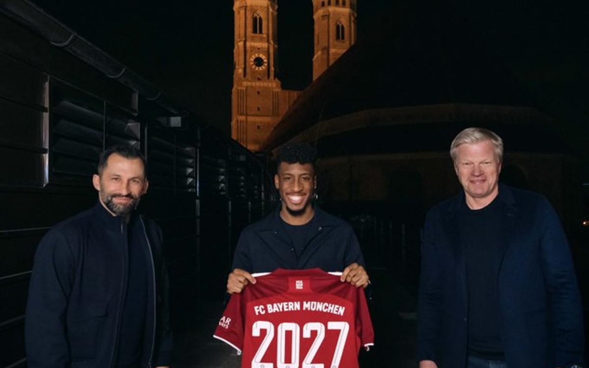Renueva Kingsley Coman con Bayern Munich hasta el 2027 | Video