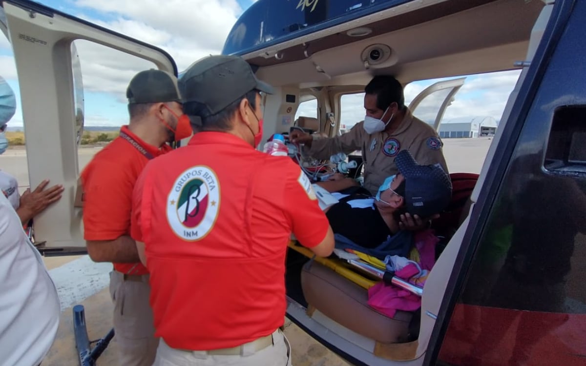 Repatrian a tres migrantes lesionados en volcadura de tráiler en Chiapas