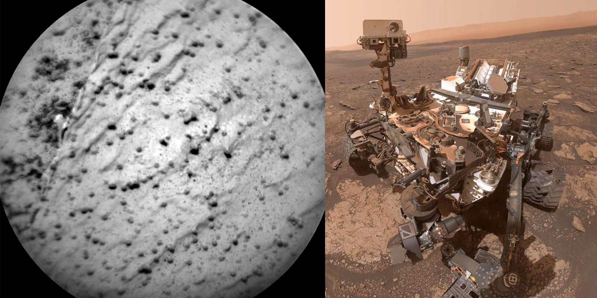 Rover de la NASA captura fotos de rocas marcianas con detalles alucinantes