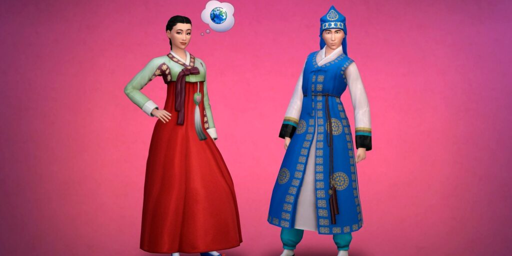 Sims 4 agrega ropa tradicional coreana con la última entrega Express