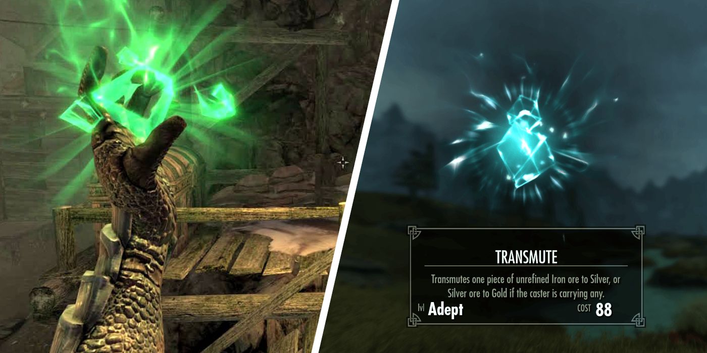 Skyrim: Cómo obtener el hechizo de transmutar