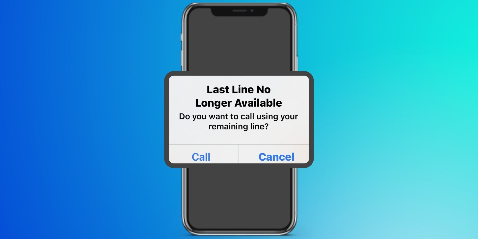 Solución “La última línea ya no está disponible” para iPhone 13