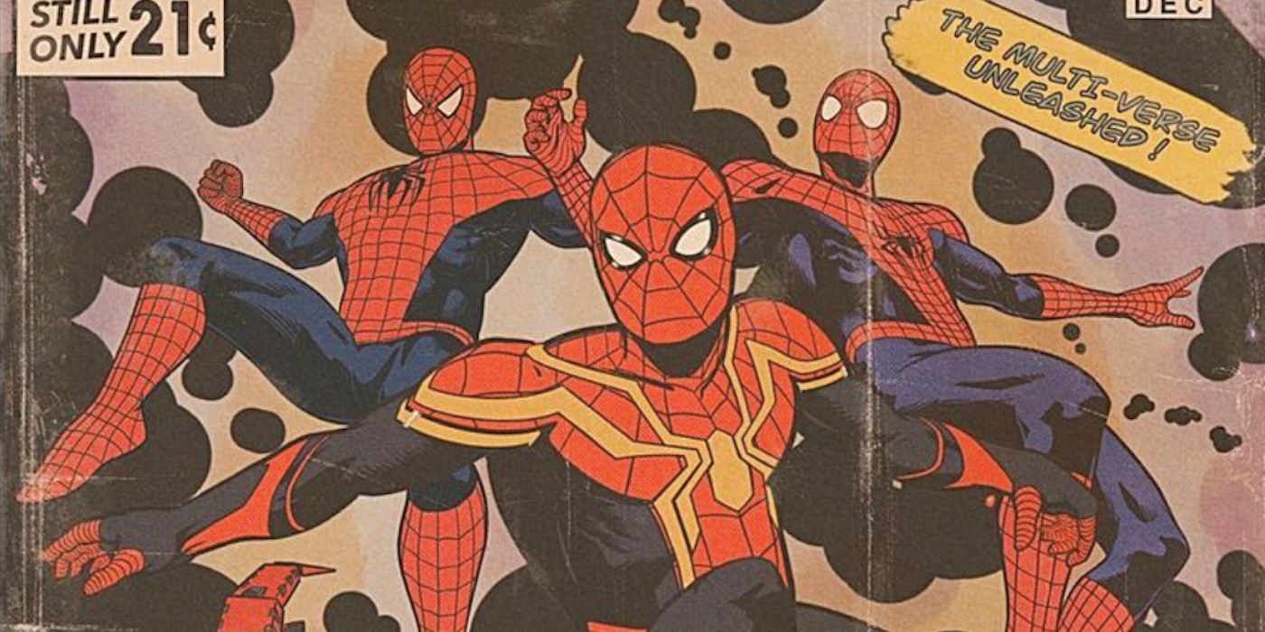 Spider-Man: No Way Home se convirtió en un póster de cómic clásico
