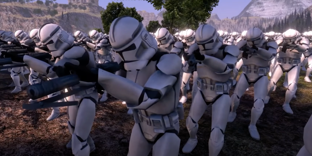 Star Wars: Mira a 10k Stormtroopers luchar contra 10k Clones en un fascinante video