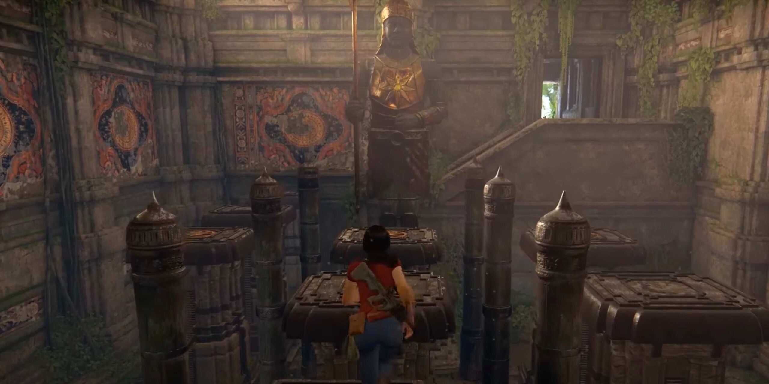 Uncharted: The Lost Legacy – Cómo resolver los rompecabezas del piso de la estatua del hacha