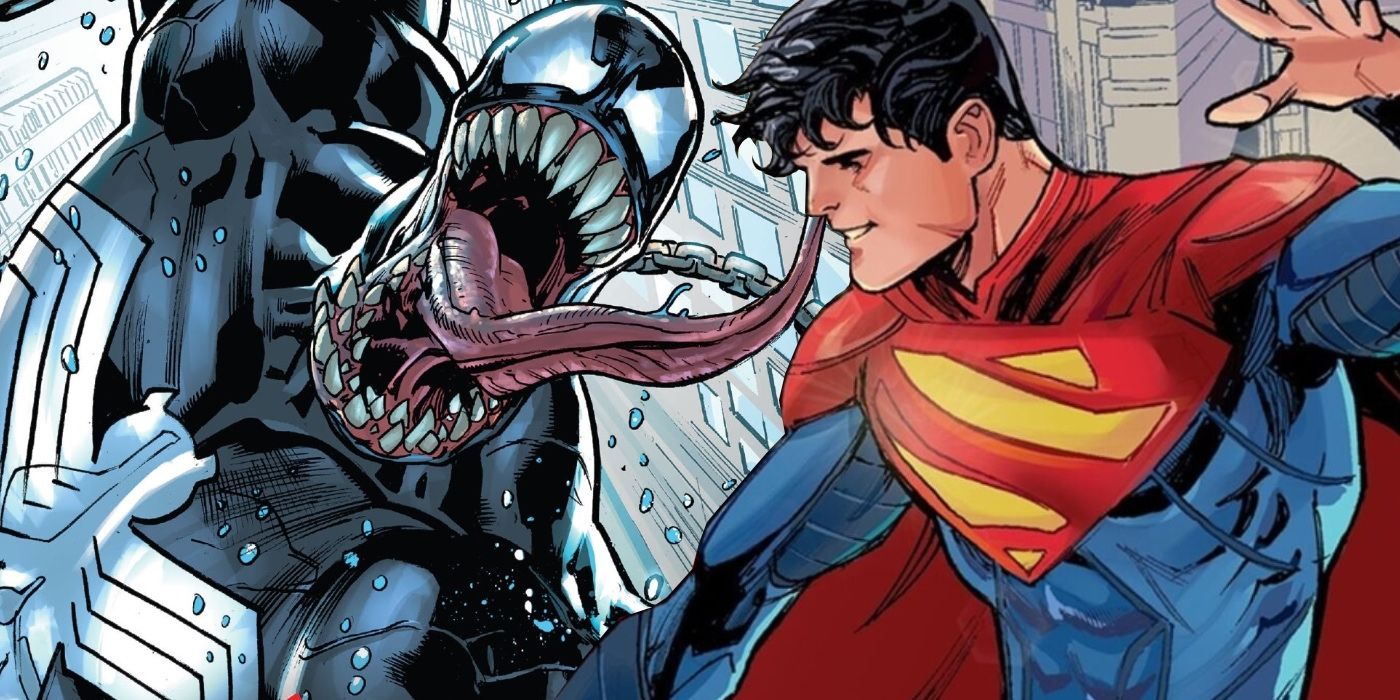 Venom vs Superman reveló que el simbionte es más fuerte